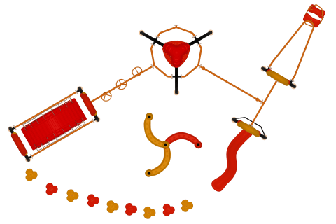 Halatlı Tırmanma B-PTR-200 PTR-206 | Parkur ve Halatlı Tırmanma Oyun Grupları | Erse Kent Mobilyaları